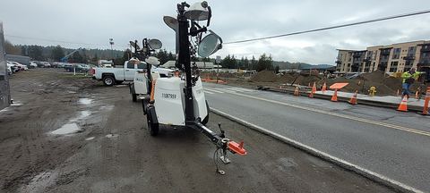 2020 MAGNUM PRO MLT6SM Light Tower,4-7Kw Vert Mast