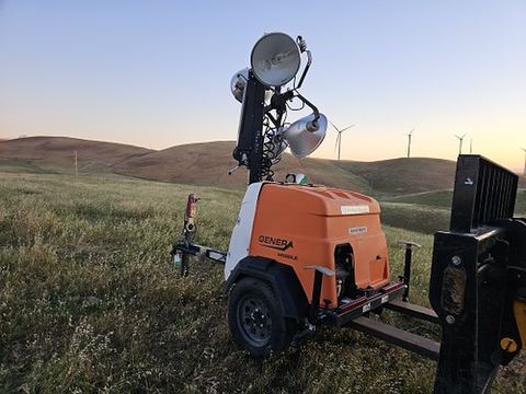 2020 MAGNUM PRO MLT6SM Light Tower,4-7Kw Vert Mast