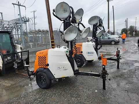 2020 MAGNUM PRO MLT6SM Light Tower,4-7Kw Vert Mast