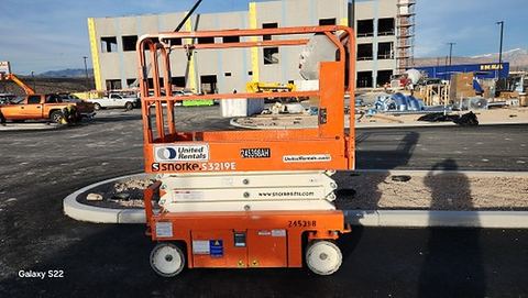 2020 SNORKEL S3219E Scissor Lift 19' Electric