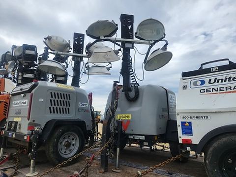 2020 WACKER LTV6L Light Tower,4-7Kw Vert Mast