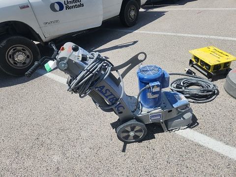 2021 BLASTRAC BG-250 EMKII Concrete Grinder 1 Head 1 Phase 230 Volt