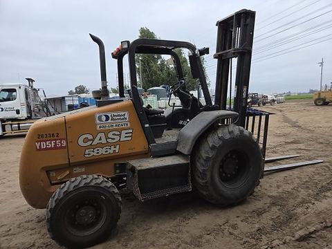2021 CASE 586H Forklift Rough Terrain 6000# 21-29'