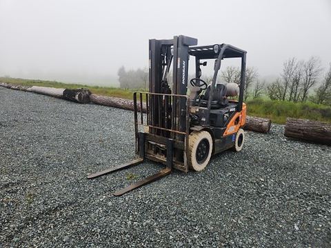 2021 DOOSAN G25N-7DF Forklift Whse 5000# Gas/Lp