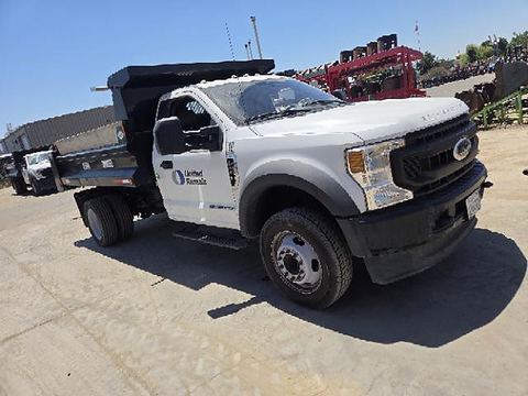 2021 FORD F-550 DUMP Truck Dump 3 Yard Dsl