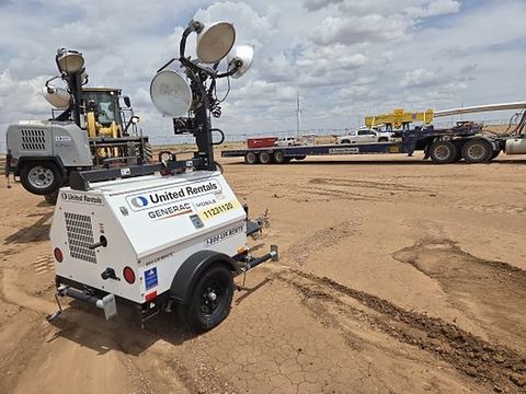 2021 GENERAC MLT4060KV Light Tower,4-7Kw Vert Mast