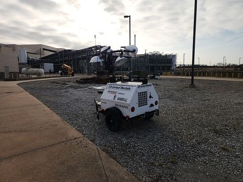 2021 GENERAC MLT4060KV Light Tower,4-7Kw Vert Mast
