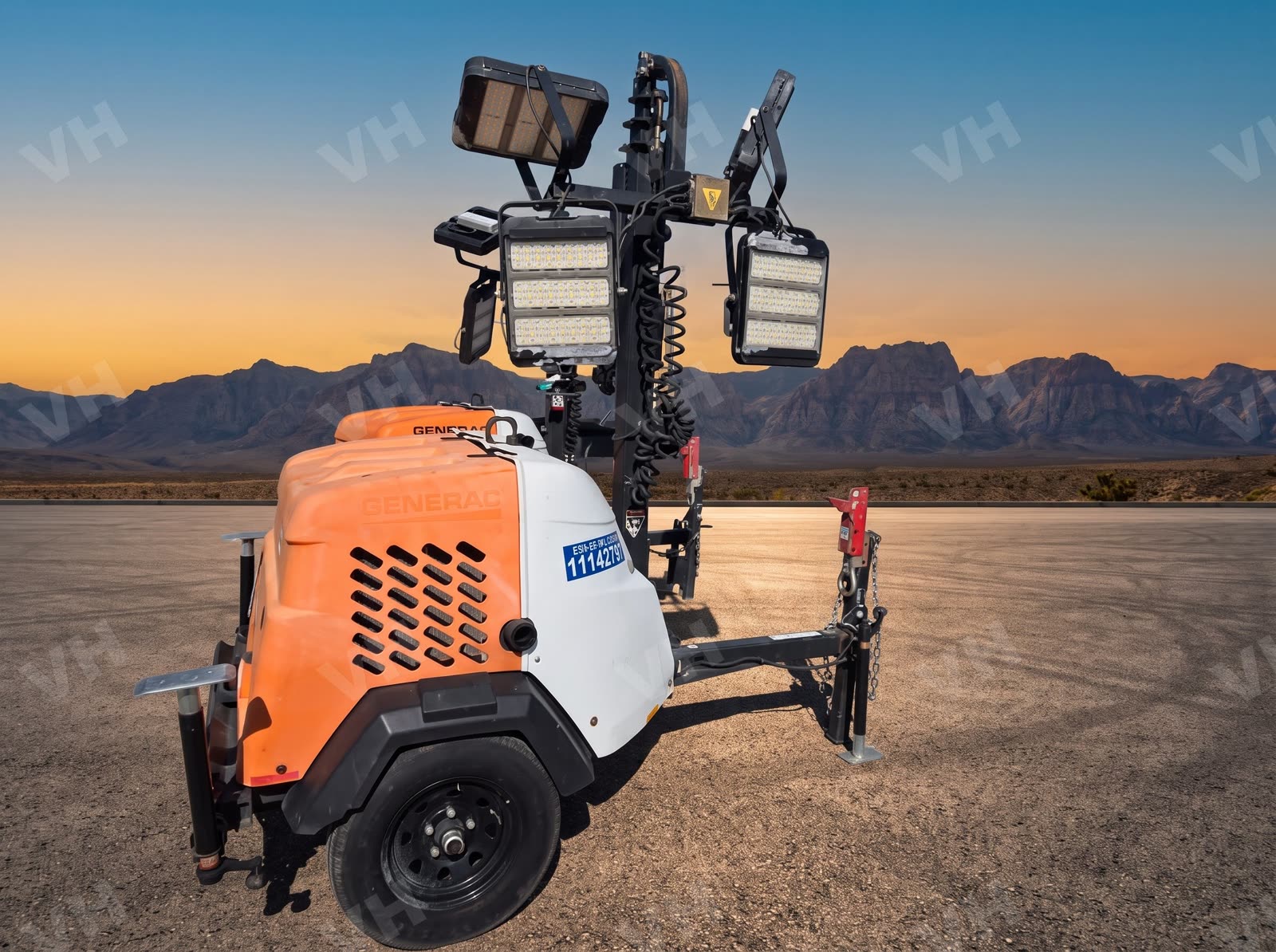 2021 GENERAC MLT6SMDS — Light Tower,4-7Kw Led Vert Mast