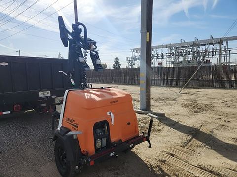 2021 GENERAC MLT6SMDS Light Tower,4-7Kw Led Vert Mast