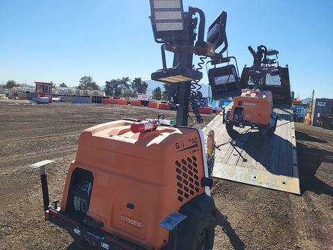 2021 GENERAC MLT6SMDS Light Tower,4-7Kw Led Vert Mast