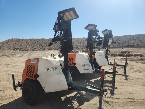 2021 GENERAC MLT6SMDS Light Tower,4-7Kw Led Vert Mast