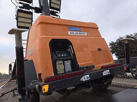 2021 GENERAC MLT6SMDS Light Tower,4-7Kw Led Vert Mast