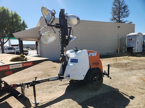 2021 GENERAC MLT6SMDS Light Tower,4-7Kw Vert Mast