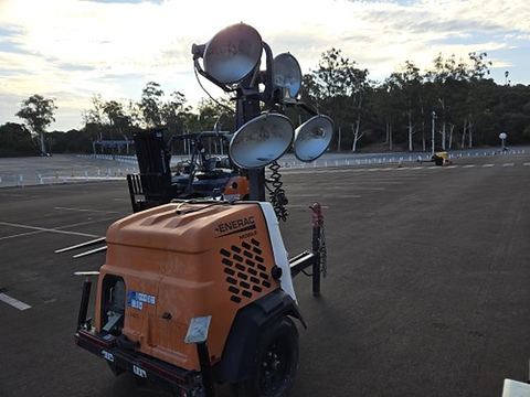 2021 GENERAC MLT6SMDS Light Tower,4-7Kw Vert Mast