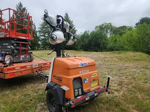 2021 GENERAC MLT6SMDS Light Tower,4-7Kw Vert Mast