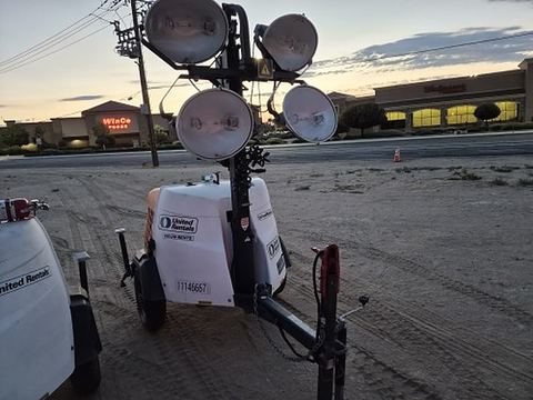 2021 GENERAC MLT6SMDS Light Tower,4-7Kw Vert Mast