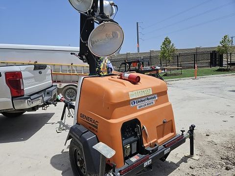 2021 GENERAC MLT6SMDS Light Tower,4-7Kw Vert Mast