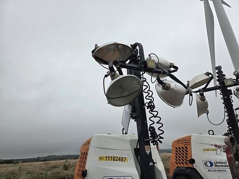 2021 GENERAC MLT6SMDS Light Tower,4-7Kw Vert Mast