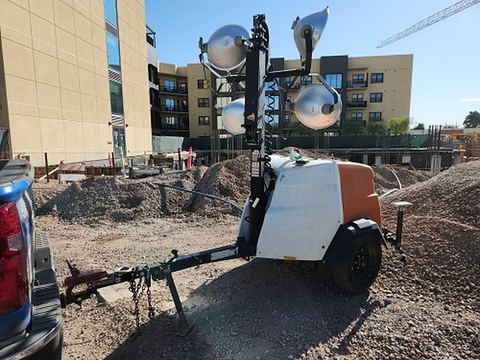 2021 GENERAC MLT6SMDS Light Tower,4-7Kw Vert Mast