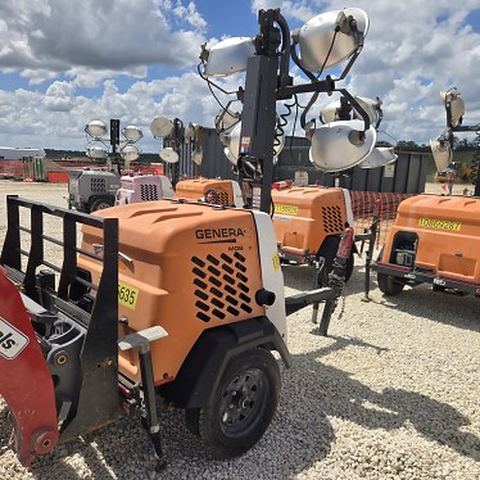 2021 GENERAC MLT6SMDS Light Tower,4-7Kw Vert Mast