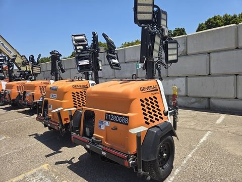 2021 GENERAC MLTS-2 Light Tower,0-3Kw Led Vert Mast