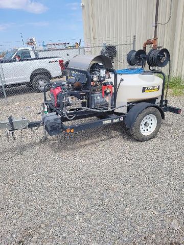 2021 KARCHER TRK-2500 Pressure Washer 3500 Psi On Trailer