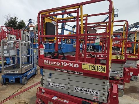2021 MEC MICRO 19-XD Scissor Lift 18-19' Electric Access Deck