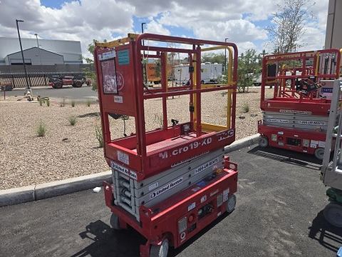 2021 MEC MICRO 19-XD Scissor Lift 18-19' Electric Access Deck