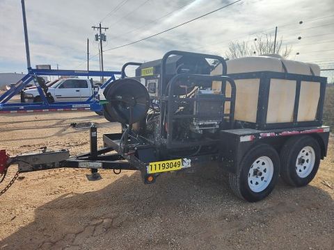 2021 MI-T-M HS-3006-0MDK-UR Pressure Washer 3000 Psi On Trailer