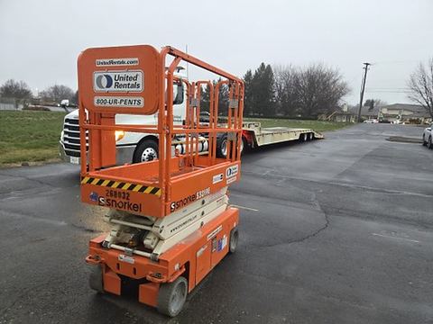 2021 SNORKEL S3219E Scissor Lift 19' Electric