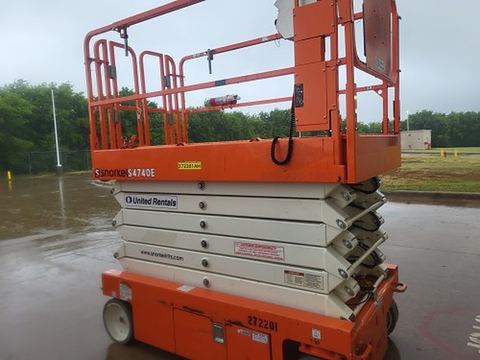 2021 SNORKEL S4740E Scissor Lift 39-40' Electric 45-48"Wide