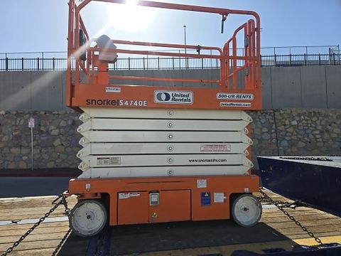 2021 SNORKEL S4740E Scissor Lift 39-40' Electric 45-48"Wide