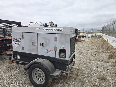 2021 WACKER G25 T4F Generator 19-29 Kva