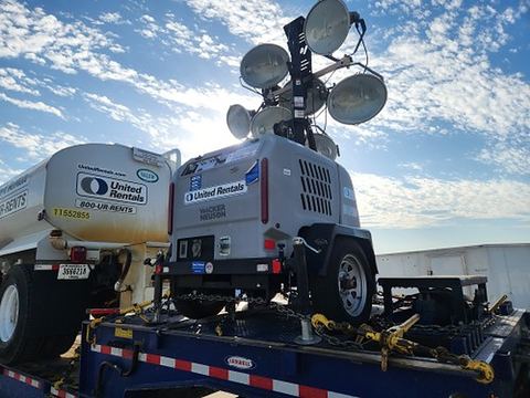 2021 WACKER LTV6L Light Tower,4-7Kw Vert Mast