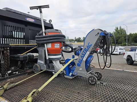 2022 BLASTRAC 1-8DM-110V Shotblaster 8" 110 Volt