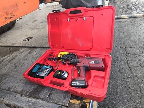 2022 BURNDY PAT750LI Crimper Cable Cordless 12 Ton