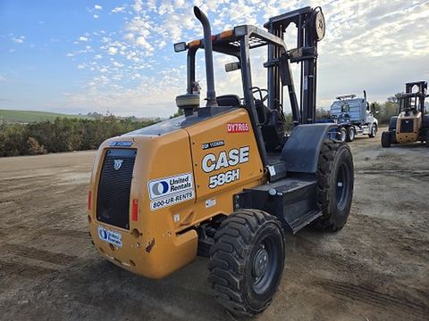 2022 CASE 586H Forklift Rough Terrain 6000# 21-29'