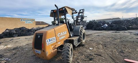 2022 CASE 586H Forklift Rough Terrain 6000# 21-29'