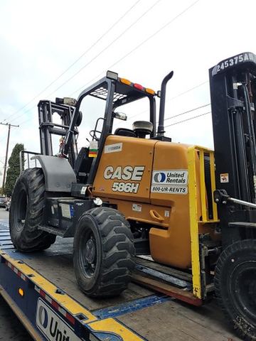 2022 CASE 586H Forklift Rough Terrain 6000# 21-29'