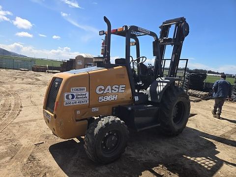 2022 CASE 586H Forklift Rough Terrain 6000# 21-29'