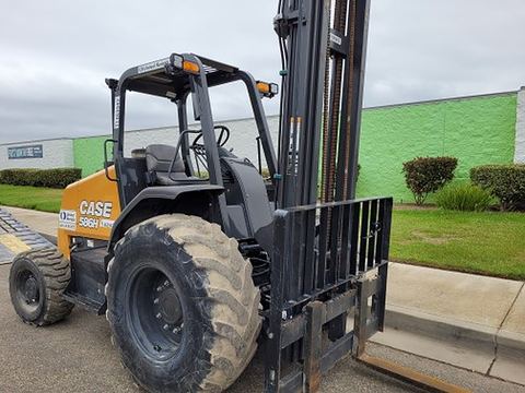 2022 CASE 586H Forklift Rough Terrain 6000# 21-29'