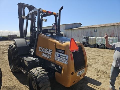 2022 CASE 586H Forklift Rough Terrain 6000# 21-29'