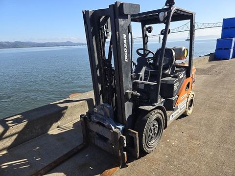 2022 DOOSAN G25P-7DF Forklift Whse 5000# Gas/Lp