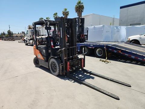 2022 DOOSAN G25P-7DF Forklift Whse 5000# Gas/Lp