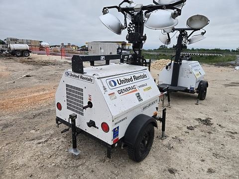 2022 GENERAC MLT4060KV Light Tower,4-7Kw Led Vert Mast