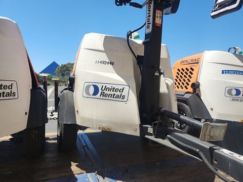 2022 GENERAC MLT6SMDS Light Tower,4-7Kw Led Vert Mast