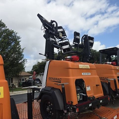 2022 GENERAC MLT6SMDS Light Tower,4-7Kw Led Vert Mast