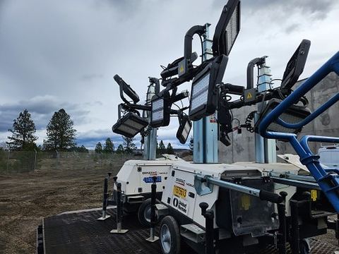 2022 GENERAC PLT240 Light Tower Electric Pusharound