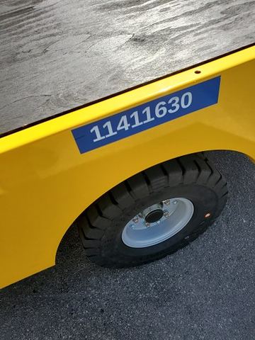 2022 TAYLOR BIG FOOT 48V AC Industrial Electric Cart 4 Wheeled