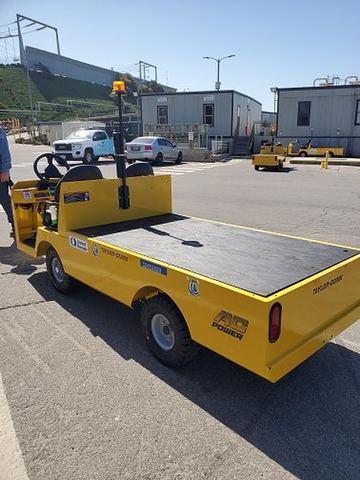 2022 TAYLOR BIG FOOT 48V AC Industrial Electric Cart 4 Wheeled